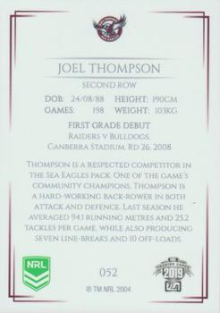 2019 NRL Elite #052 Joel Thompson Back